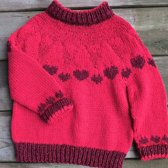 XmasHearts - Lasten neulepusero
3