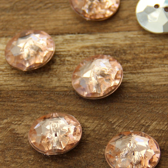 Cocktail-Nappeja kahdella reiällä - 18 mm - Go Handmade
12