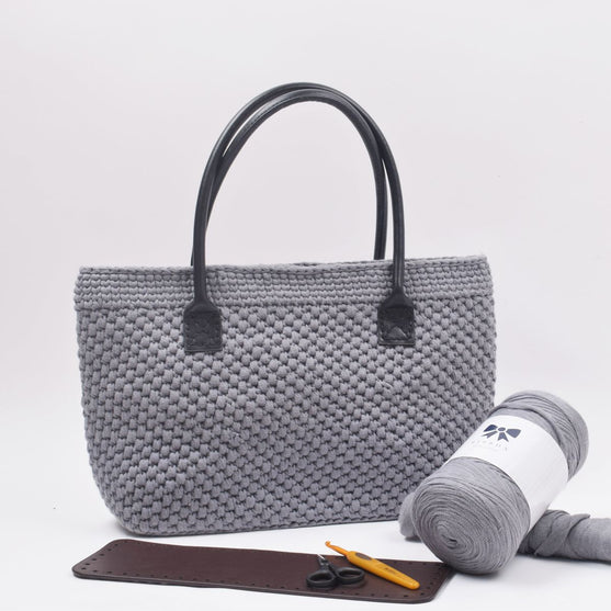 Ribbon Shopper - Ostoskassi Nahkapohjalla
3
