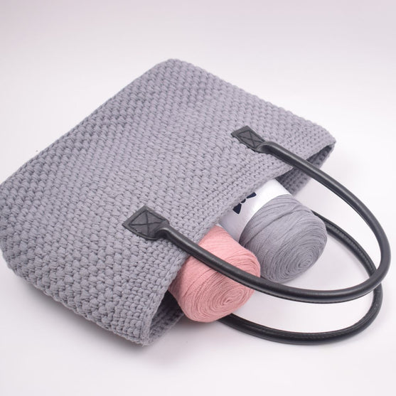 Ribbon Shopper - Ostoskassi Nahkapohjalla
6