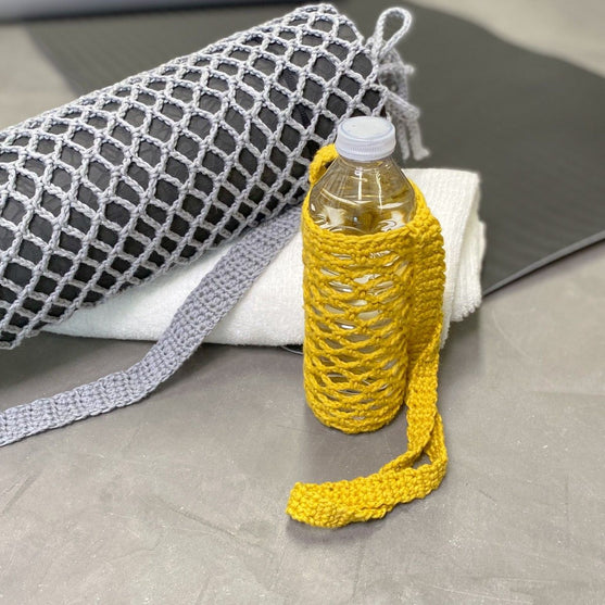 Verkkopussi juomapullolle
3