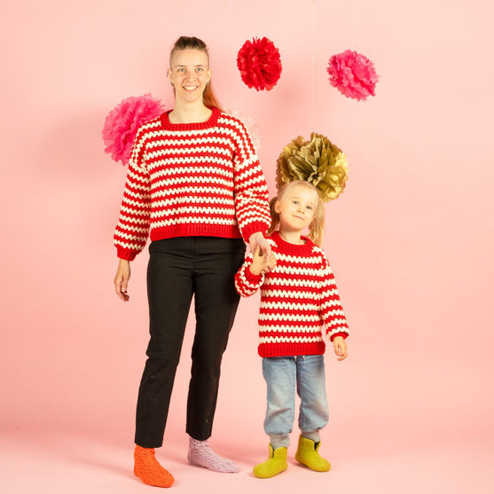 Candy Cane Stripes - Lasten pusero
3