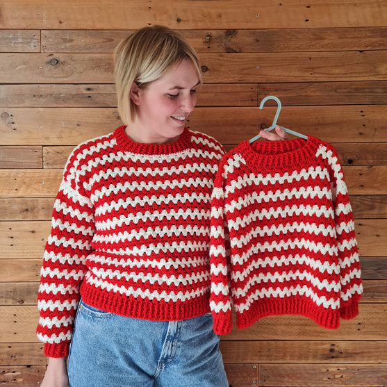Candy Cane Stripes - Pusero
6