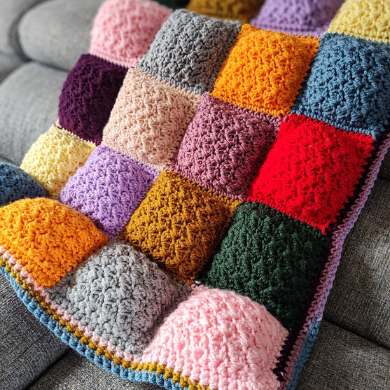 Soft Squares - Pehmustettu viltti
4