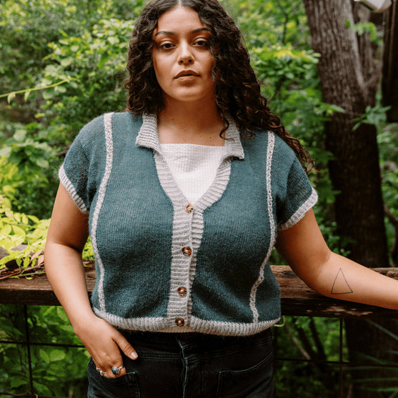 Diaphane Top - Napitettu paita
4