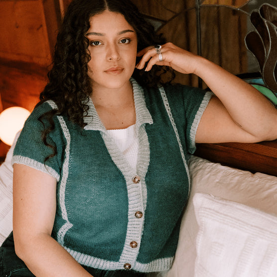 Diaphane Top - Napitettu paita
5