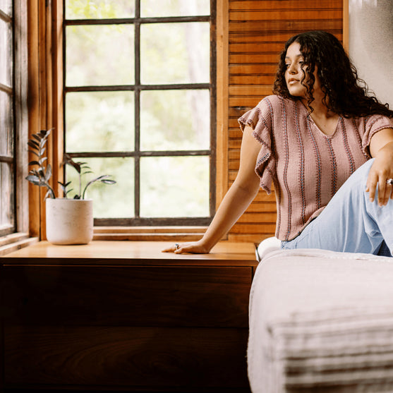 Dalle de Verre - Röyhelöhihainen toppi
5