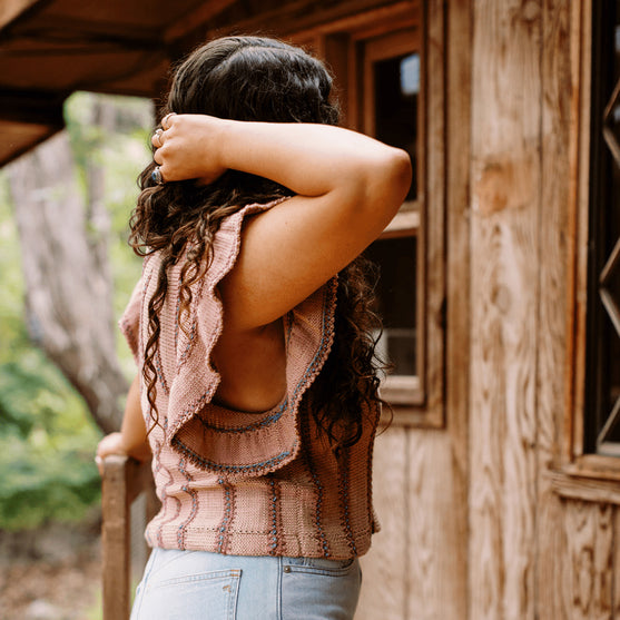 Dalle de Verre - Röyhelöhihainen toppi
6