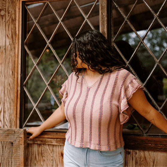 Dalle de Verre - Röyhelöhihainen toppi
7