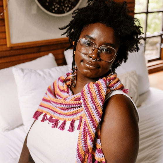 Confetti Glass - Kolmiohuivi
2