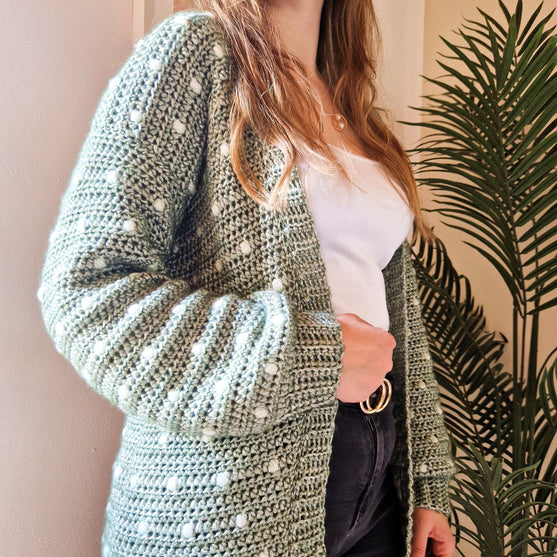 Cotton Candy Dot - Neuletakki
6