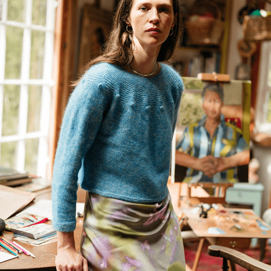 Adorned Pullover - Aina oikein kaarroke neulepaita
6