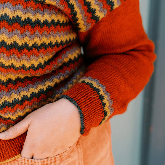 Lurdes - Nuolenpää neulepusero
8