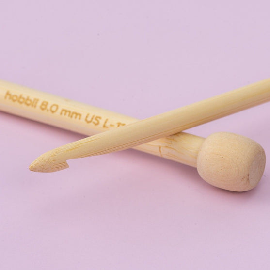Bamboo Tunisialainen Virkkuukoukkusetti - 25 cm - Hobbii
3