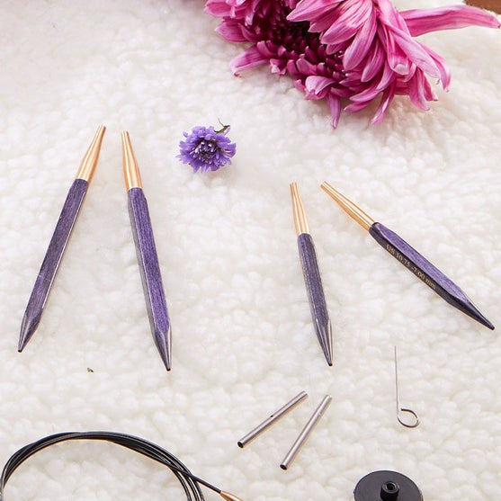 J'adore Cubics vaihdettavat pyöröpuikot - KnitPro
4