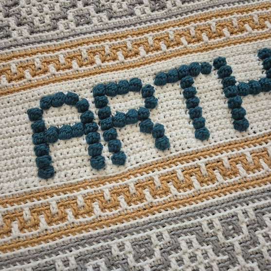 Lullaby Name Mosaic - Personoitu vauvan peite
6