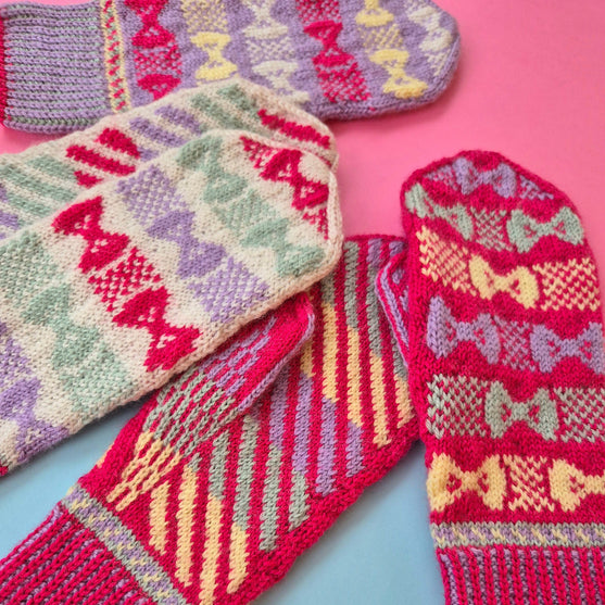Bow Pop Mittens - Lapaset
2
