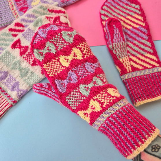 Bow Pop Mittens - Lapaset
3