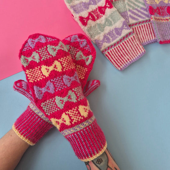 Bow Pop Mittens - Lapaset
7