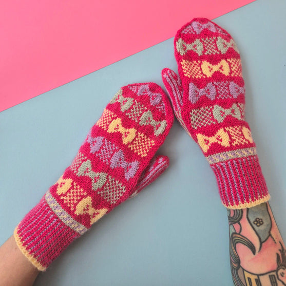 Bow Pop Mittens - Lapaset
6