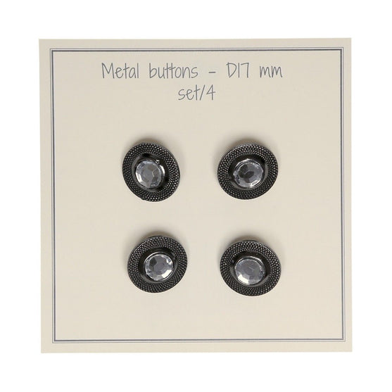 Blingnapit - 17 mm - 4 kpl - Go Handmade
4