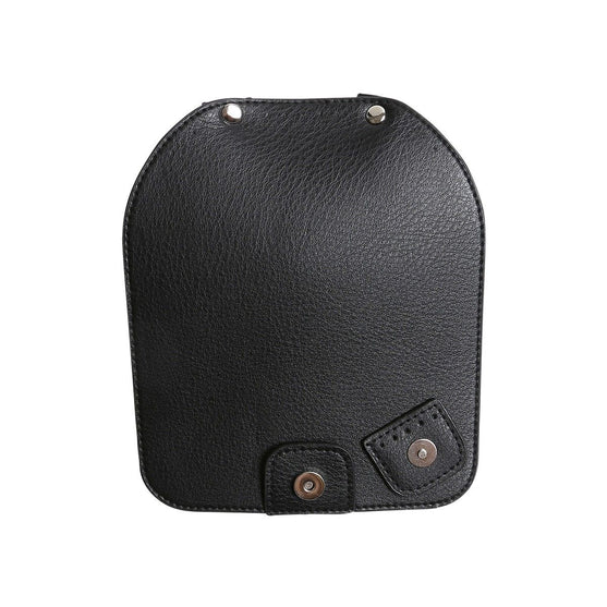 Laukkuläppä magneettisella painikkeella - Black/Silver - Go Handmade
5