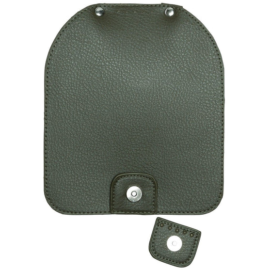 Laukkuläppä magneettisella painikkeella - Green/Silver - Go Handmade
2