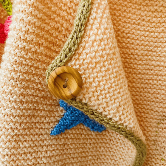 Applique Jacket – Lasten neuletakki
4