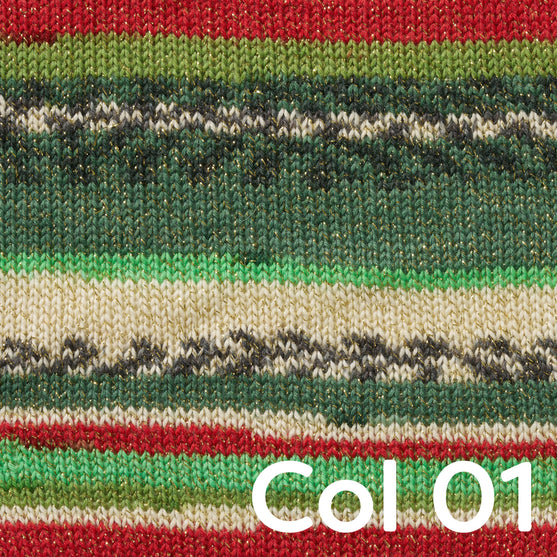 Christmas Sock Wool Glitter (Limited Edition) - Hobbii
2