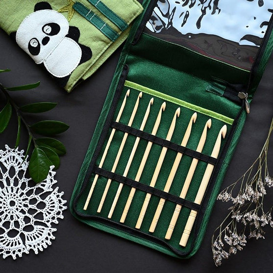 Bamboo- virkkuukoukkusetti - KnitPro
2