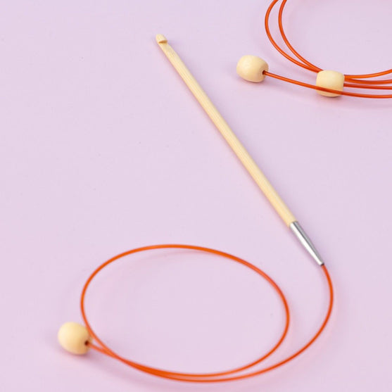 Bambus Tunisialainen Virkkuukoukku Kaapelilla - 50 cm - Hobbii
5