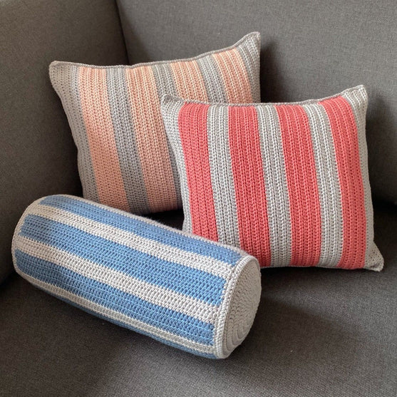 Cotton Stripes – Neliskanttinen tyyny
3