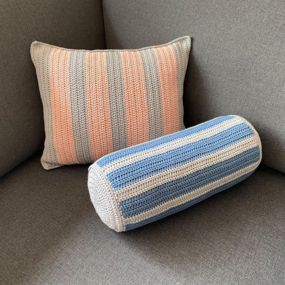 Cotton Stripes – Sylinterin muotoinen tyyny
2
