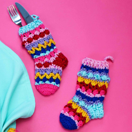 Cute Cutlery Stockings - Ruokailuvälinetasku - sukka
4