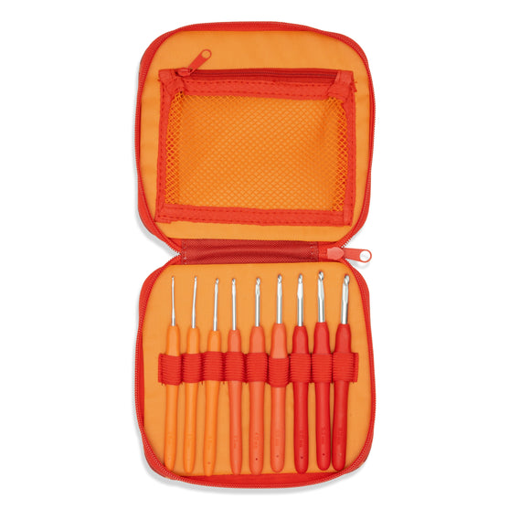 Easy Touch-Virkkuukoukkusetti - Berry - 9 kokoa - Hobbii
6