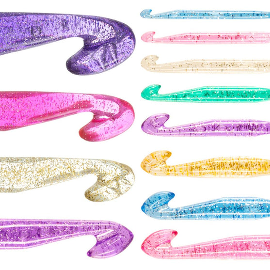 Glitter-Virkkuukoukku - Hobbii
3