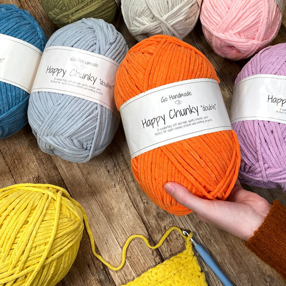 Happy Chunky Double - 50g - Go Handmade
5