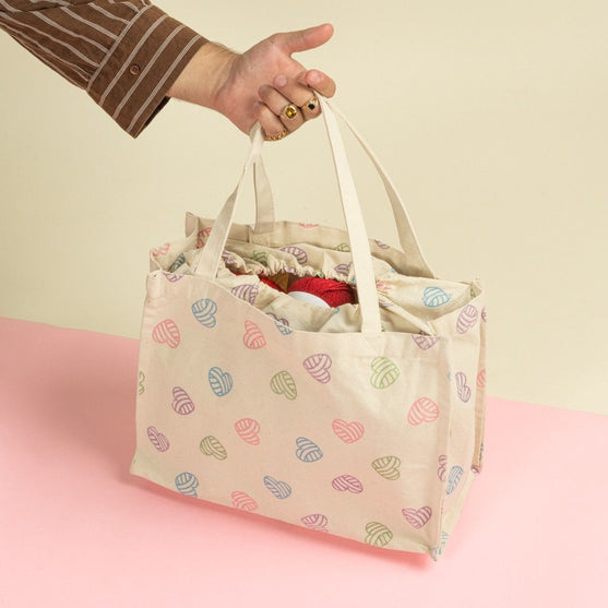 Canvas Shopper nyörikiristyksellä - Hobbii
5