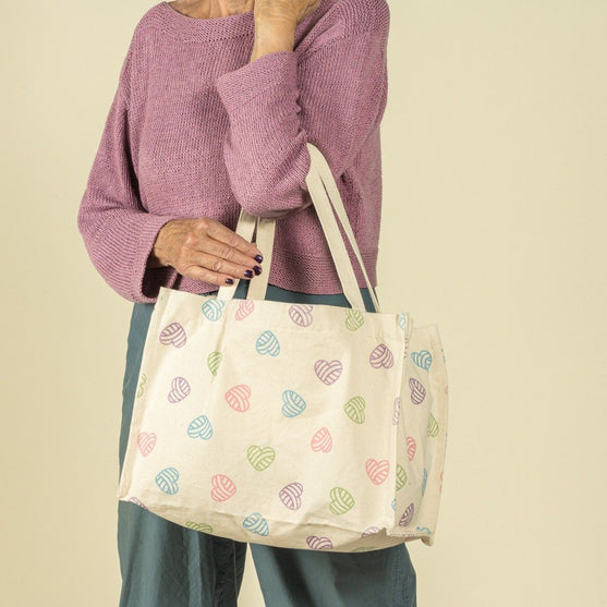 Canvas Shopper nyörikiristyksellä - Hobbii
4