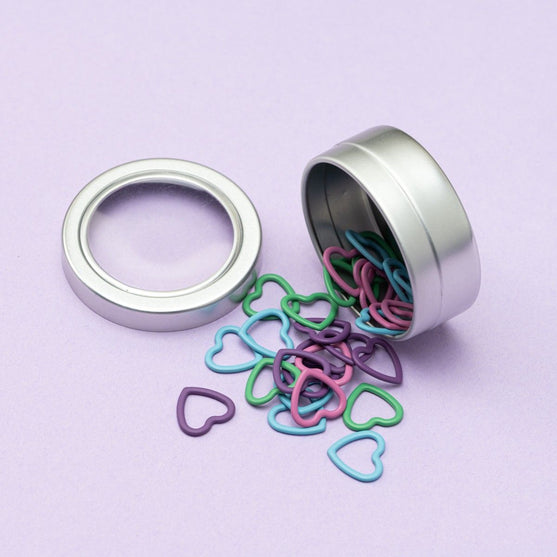 Metaliset Silmukkamerkki - Sydämenmuotoinen - Hobbii
2