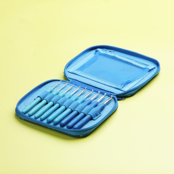 Easy Touch-virkkuukoukkusetti - Lagoon - 9 kokoa - Hobbii
2