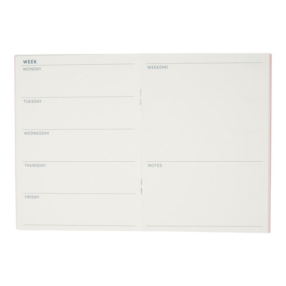 Weekly Planner Book - Kukkakuvio - Hobbii
3