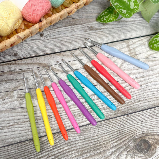 Easy Touch-Virkkuukoukkusetti - 11 kokoa - Hobbii
13