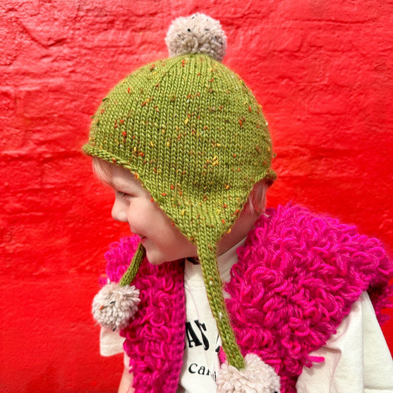 Triple pompom - Lasten myssy
2