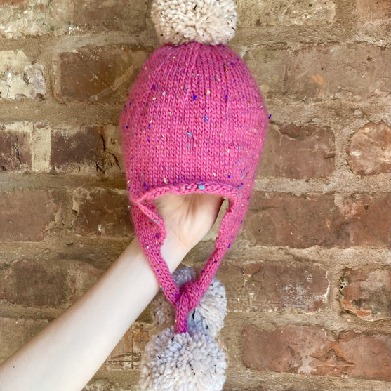 Triple pompom - Lasten myssy
3