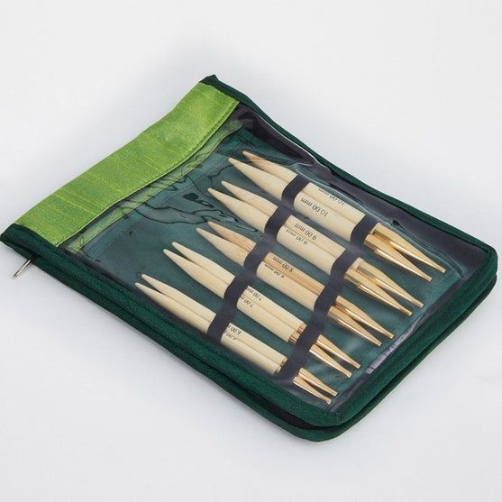 Bamboo-pyöröpuikkosetti - Paksut puikot - KnitPro
5