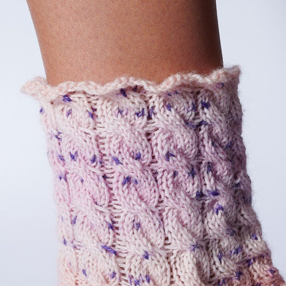 Palmikkoneulesukat
4