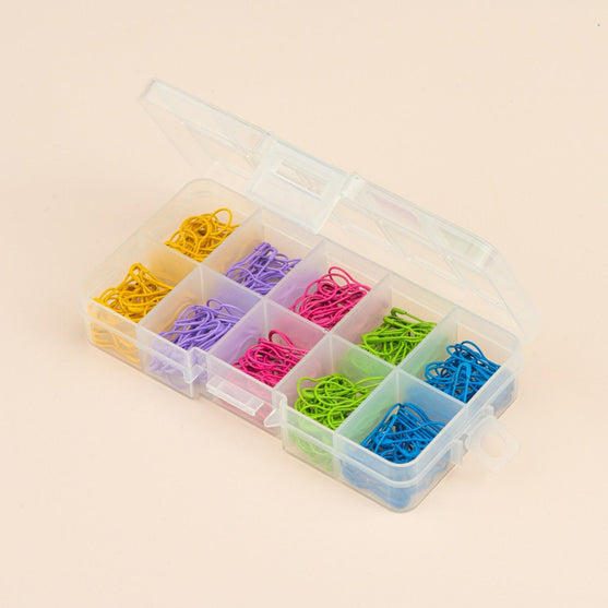 Silmukka- ja kerrosmerkit laatikossa - Metalli - Hobbii
5