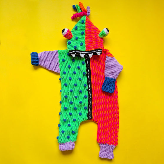 Monster Romper - Halloween-haalari
2