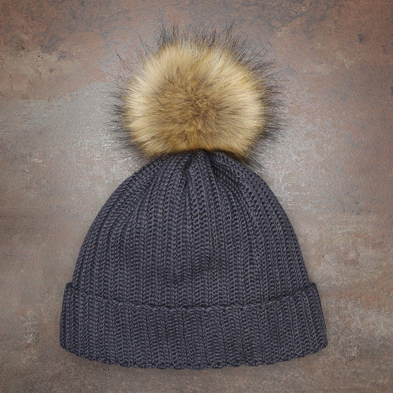 Pompom- nappi - Luonnonvärinen - Go Handmade
3